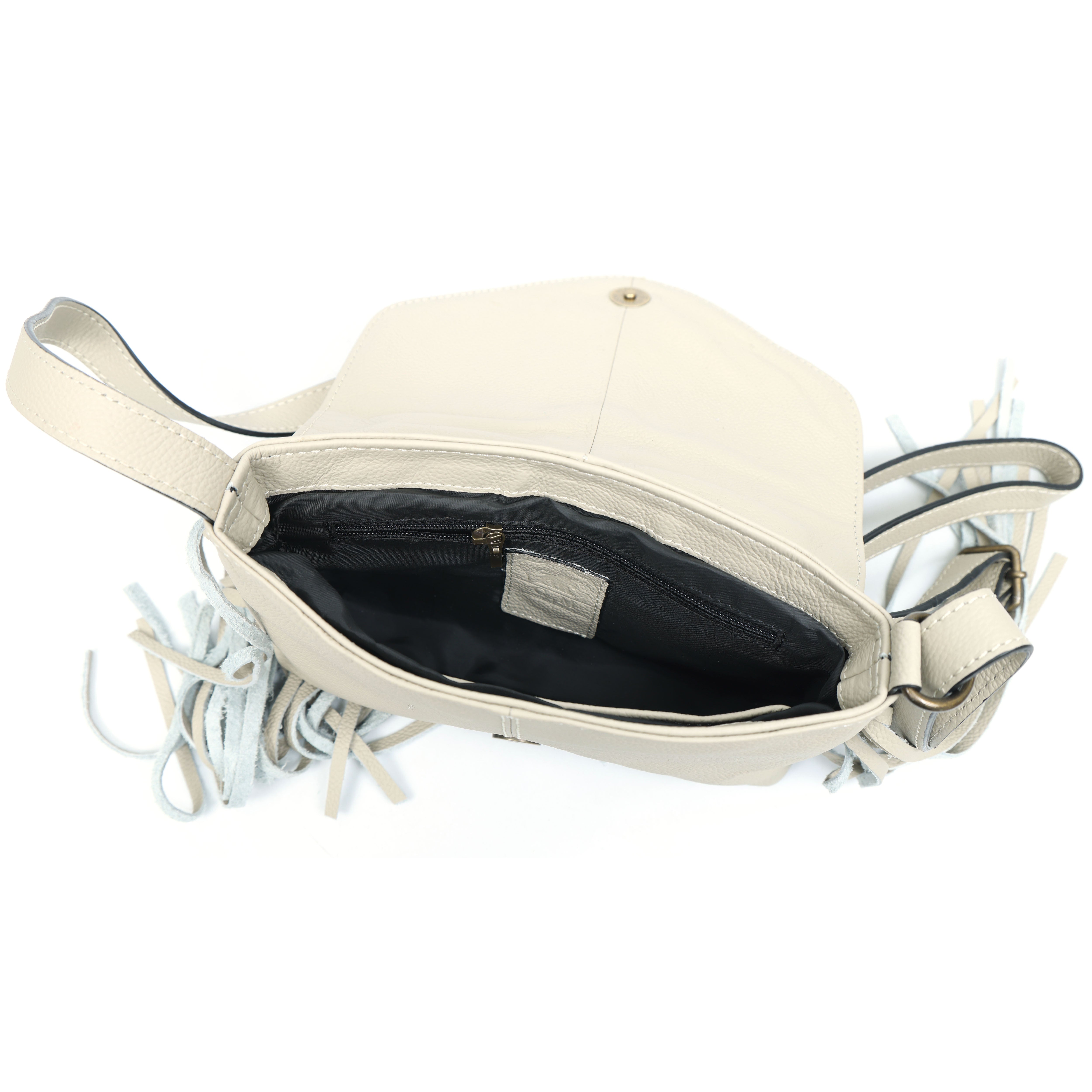 Coachella Sling | Boho Fringe Crossbody with Hand-Tooled Design(EL-GM-48-ON )