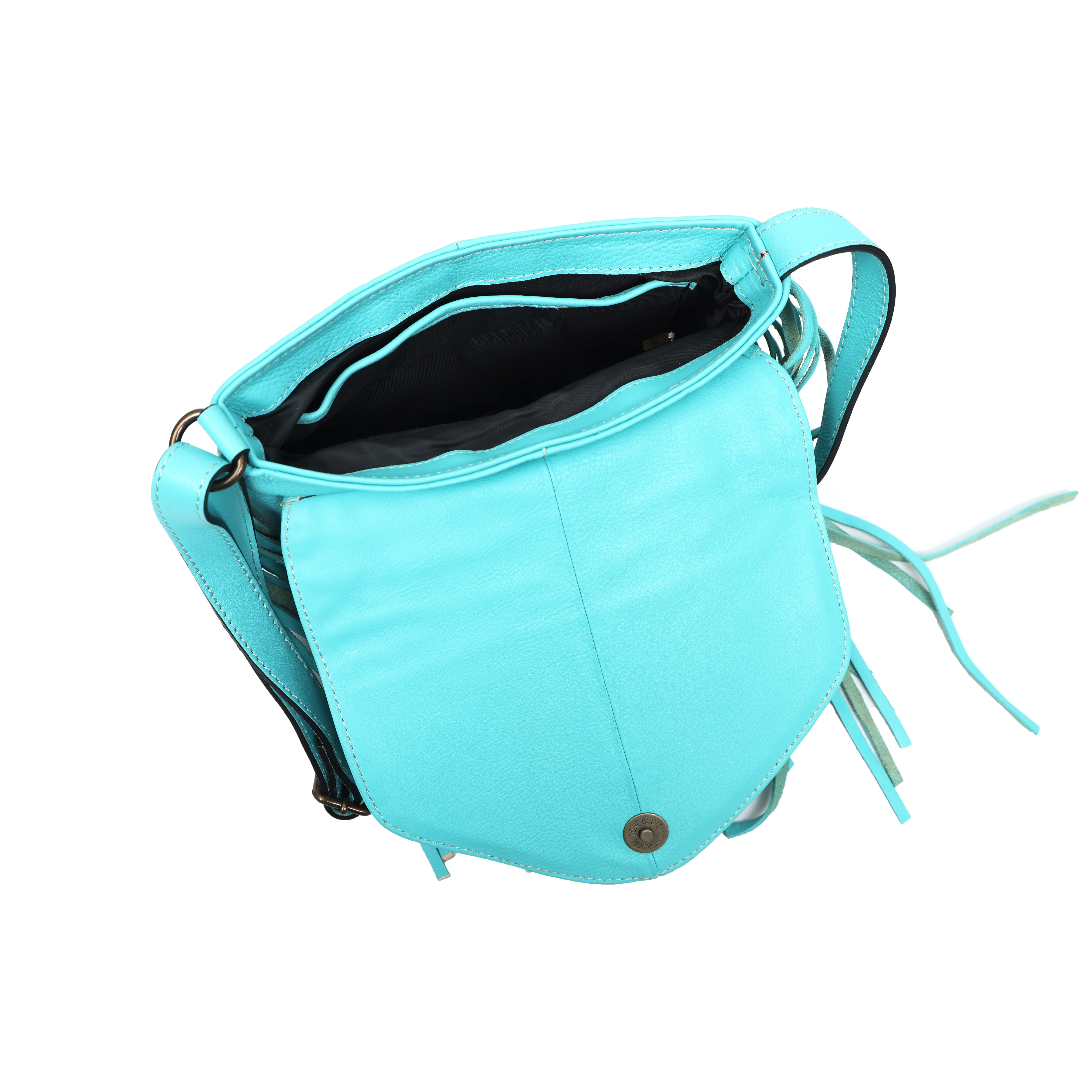 Coachella Sling | Boho Fringe Crossbody with Hand-Tooled Design(EL-GM-48-ON )