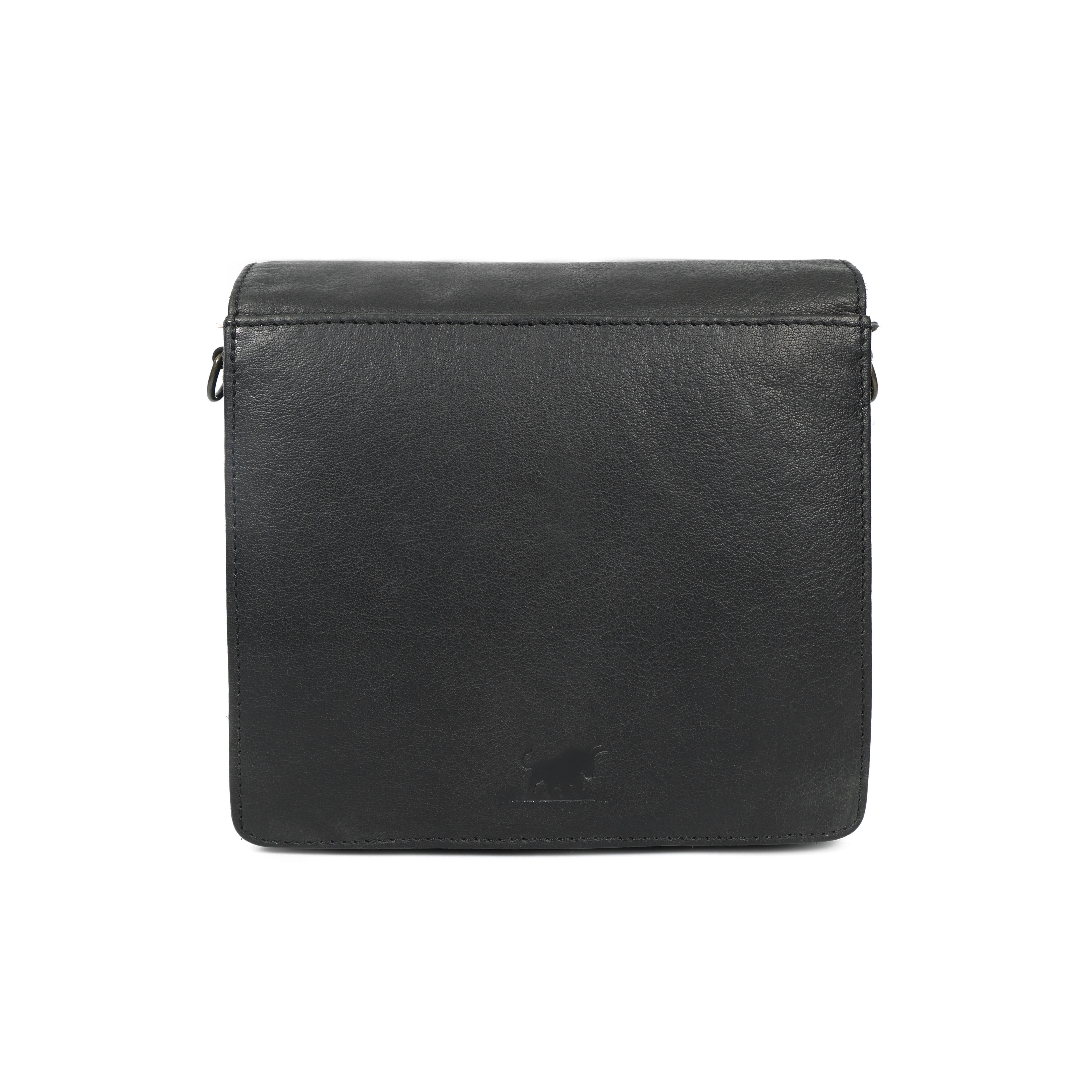 Urban Nomad Genuine Leather Crossbody Bag – Vintage Style for Everyday Carry(EL-GM-8033-R)