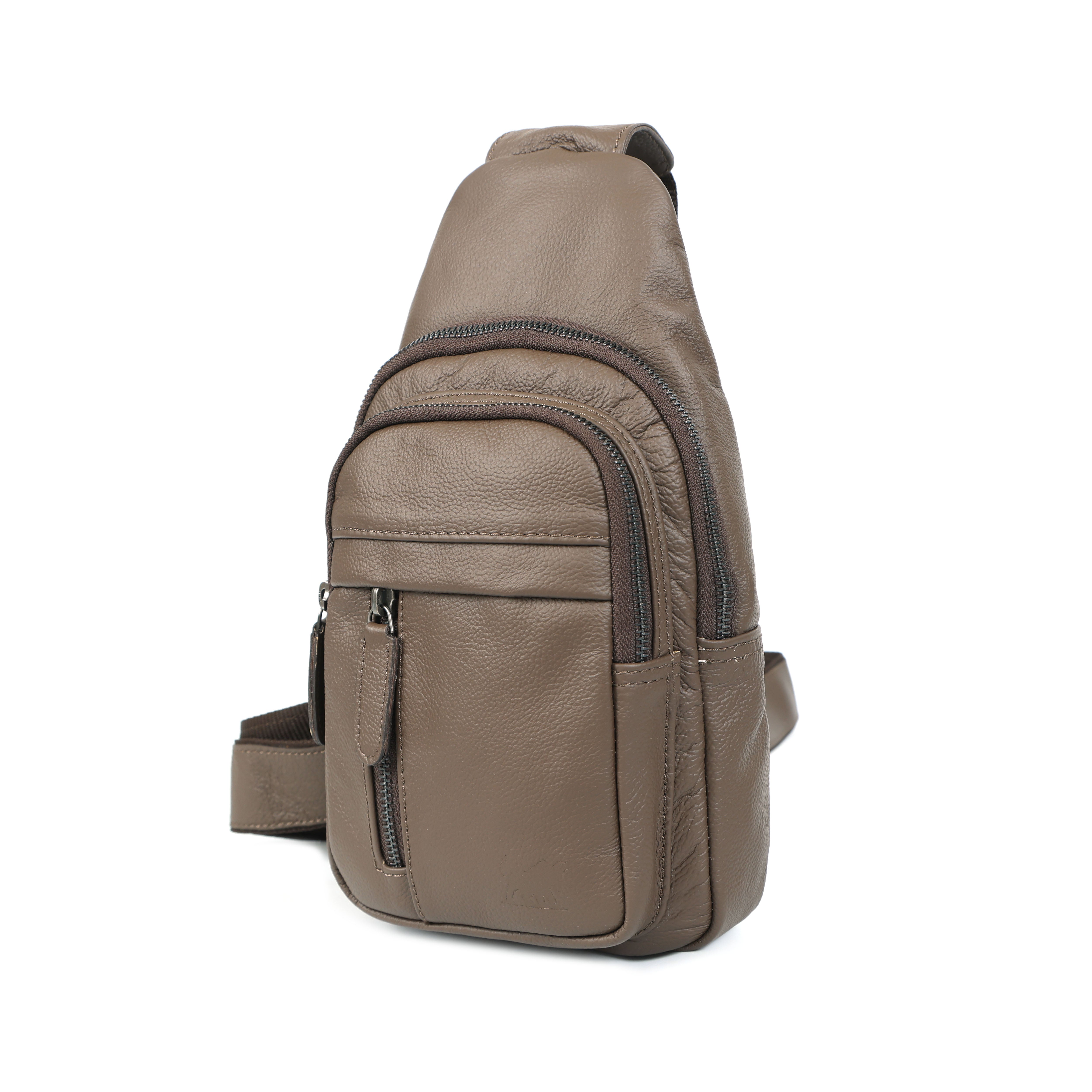 Leather Crossbody Chest Bag – Durable & Stylish Sling Bag | NZ & Australia (212)