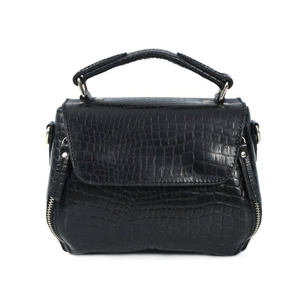 Bucket Sling Bag Croco – Stylish Croc-Embossed Leather Handbag(1568-C)