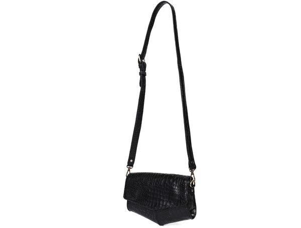 Premium Croc-Embossed Leather Sling Bag | Stylish Crossbody Bag (BG-1602)