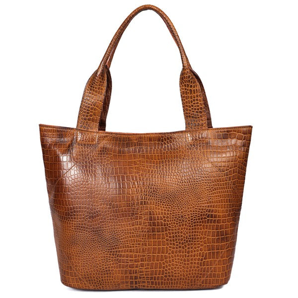 Tote Bag with Leather Accents. Art: BG-1387