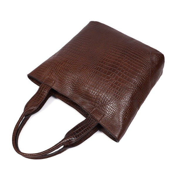 Tote Bag with Leather Accents. Art: BG-1387