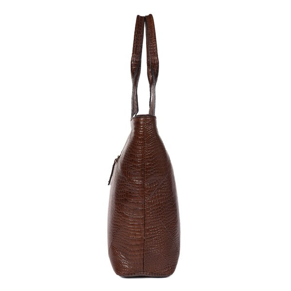 Tote Bag with Leather Accents. Art: BG-1387