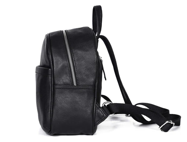 Compact Leather Mini Backpack – Premium Everyday Bag for Women(BG-1580)
