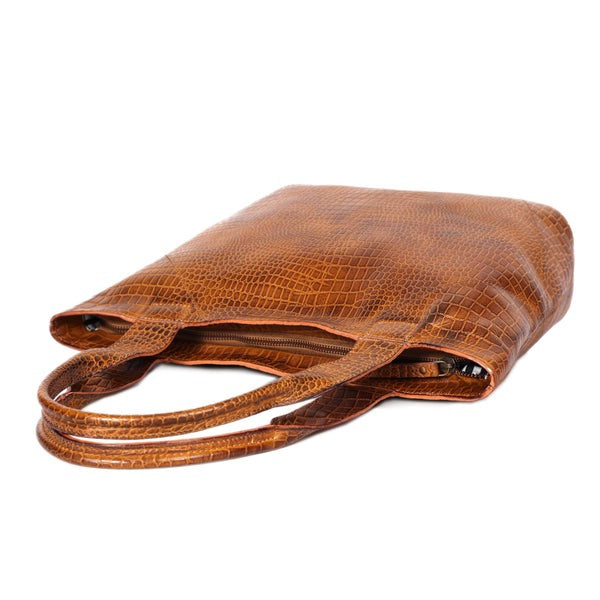 Tote Bag with Leather Accents. Art: BG-1387