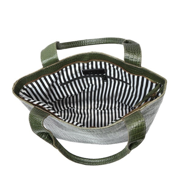 Tote Bag with Leather Accents. Art: BG-1387