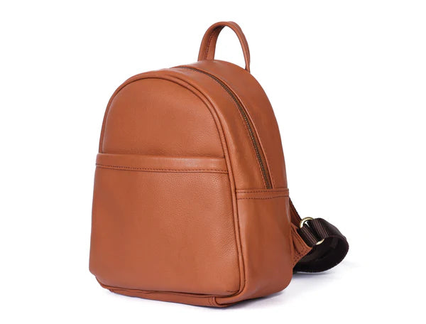 Compact Leather Mini Backpack – Premium Everyday Bag for Women(BG-1580)
