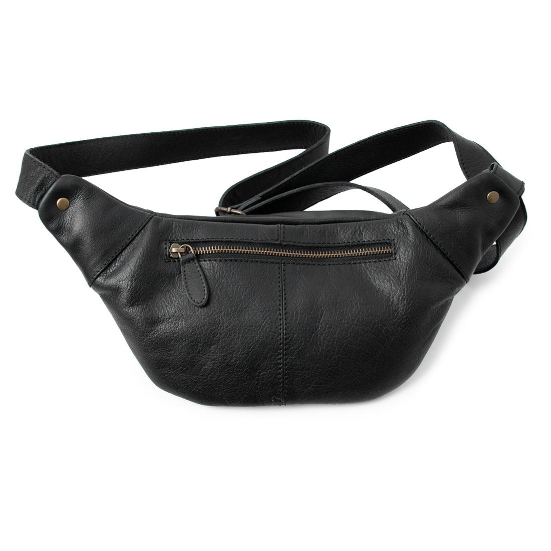 Luxe Woven Leather Fanny Pack – Premium Unisex Bum Bag(EL-GM-8437-R)