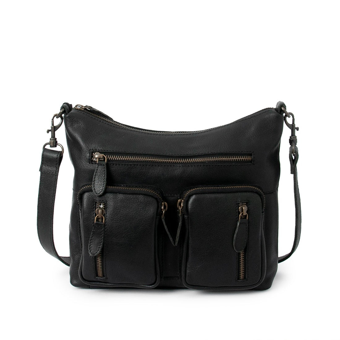 Vintage Leather Crossbody Bag – Convertible Everyday Companion(EL-GM-8441-R)