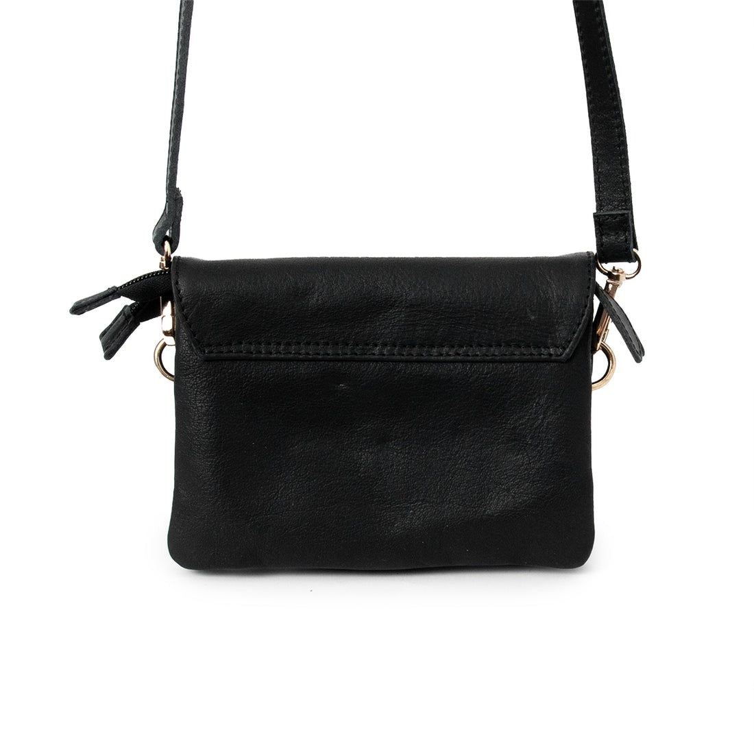 Willow Luxe Leather Sling Clutch – Compact & Chic Everyday Bag(EL-GM-8445-R)