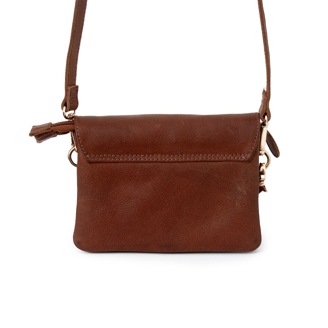 Willow Luxe Leather Sling Clutch – Compact & Chic Everyday Bag(EL-GM-8445-R)