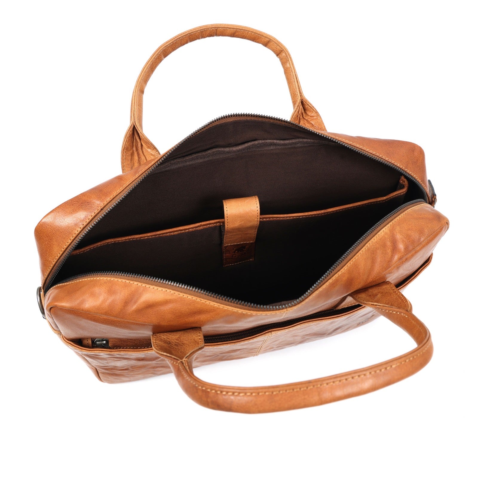 Handcrafted Full-Grain Leather Briefcase for 16-inch Laptops(El-409 limited edition)