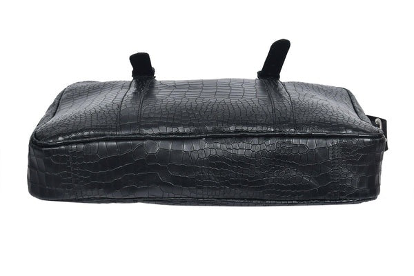 Premium Croco Leather Office Laptop Bag – Stylish & Durable Business Bag