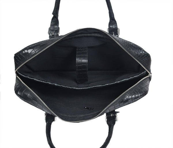 Premium Croco Leather Office Laptop Bag – Stylish & Durable Business Bag