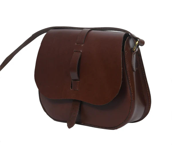 Brown Leather Sling Bag