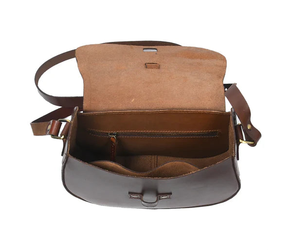 Brown Leather Sling Bag