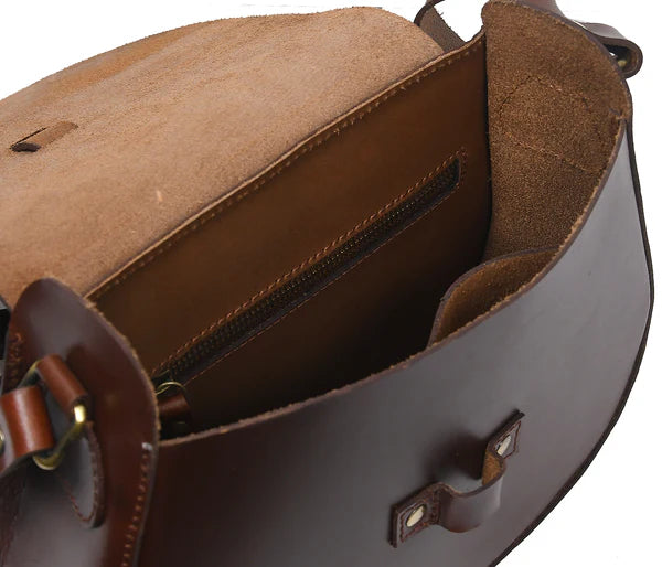 Brown Leather Sling Bag