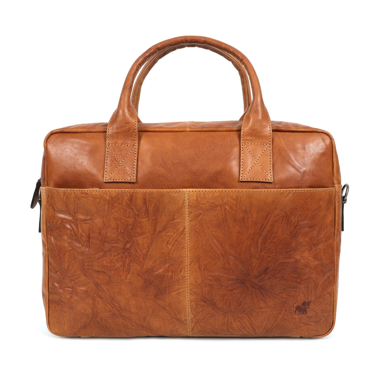 Handcrafted Full-Grain Leather Briefcase for 16-inch Laptops(El-409 limited edition)