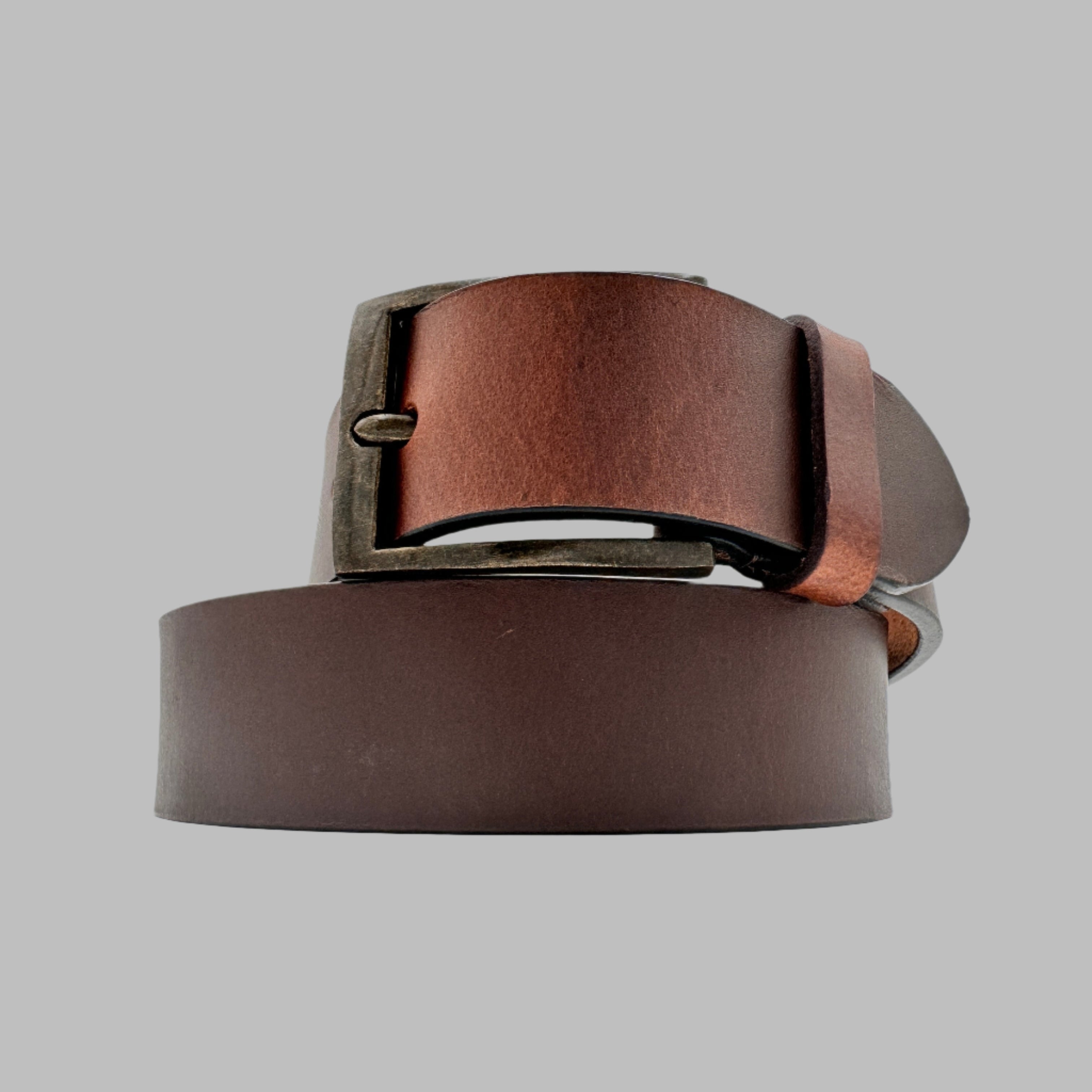 Basic Brown Leather Belt 34mm