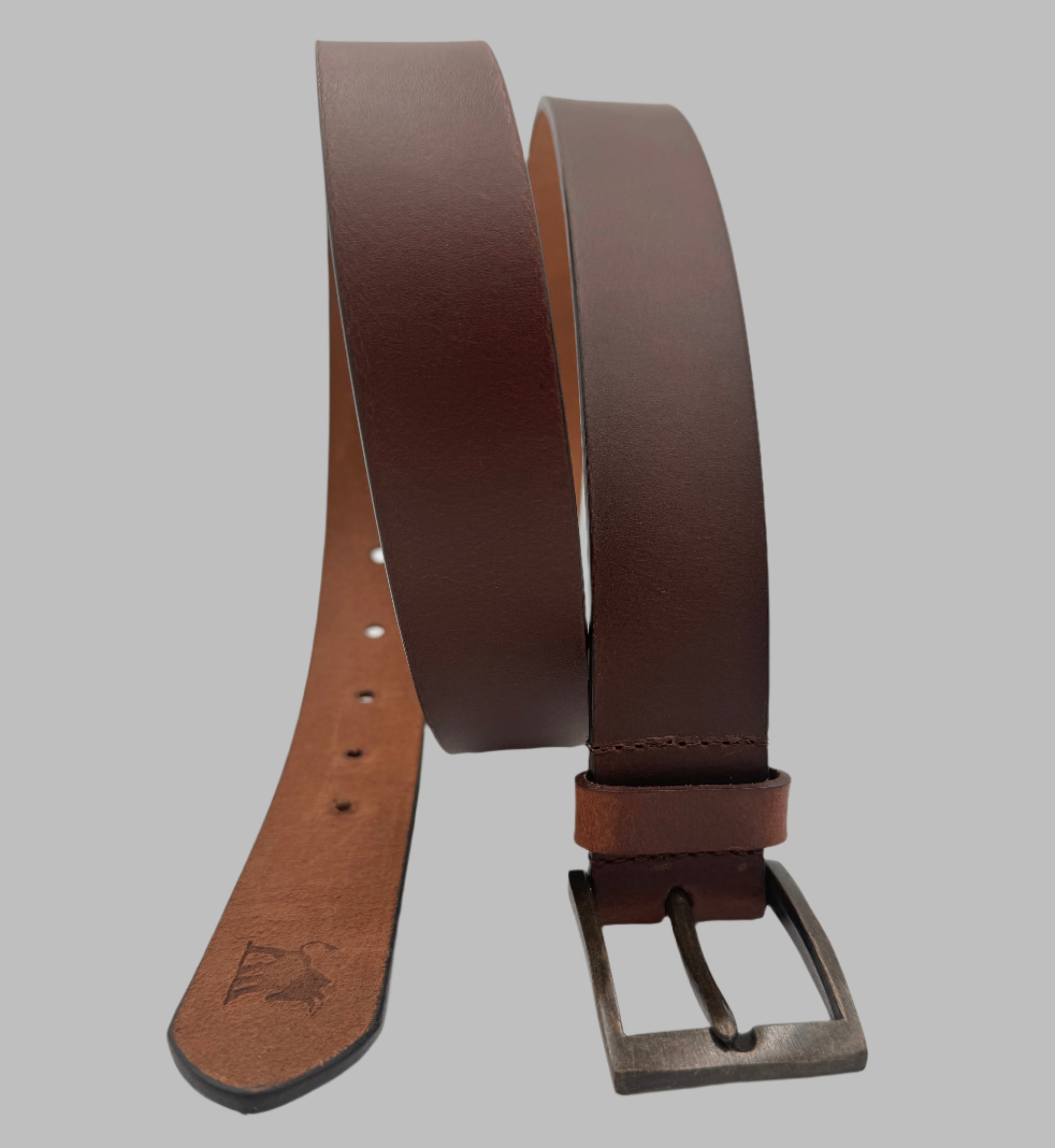 Basic Brown Leather Belt 34mm