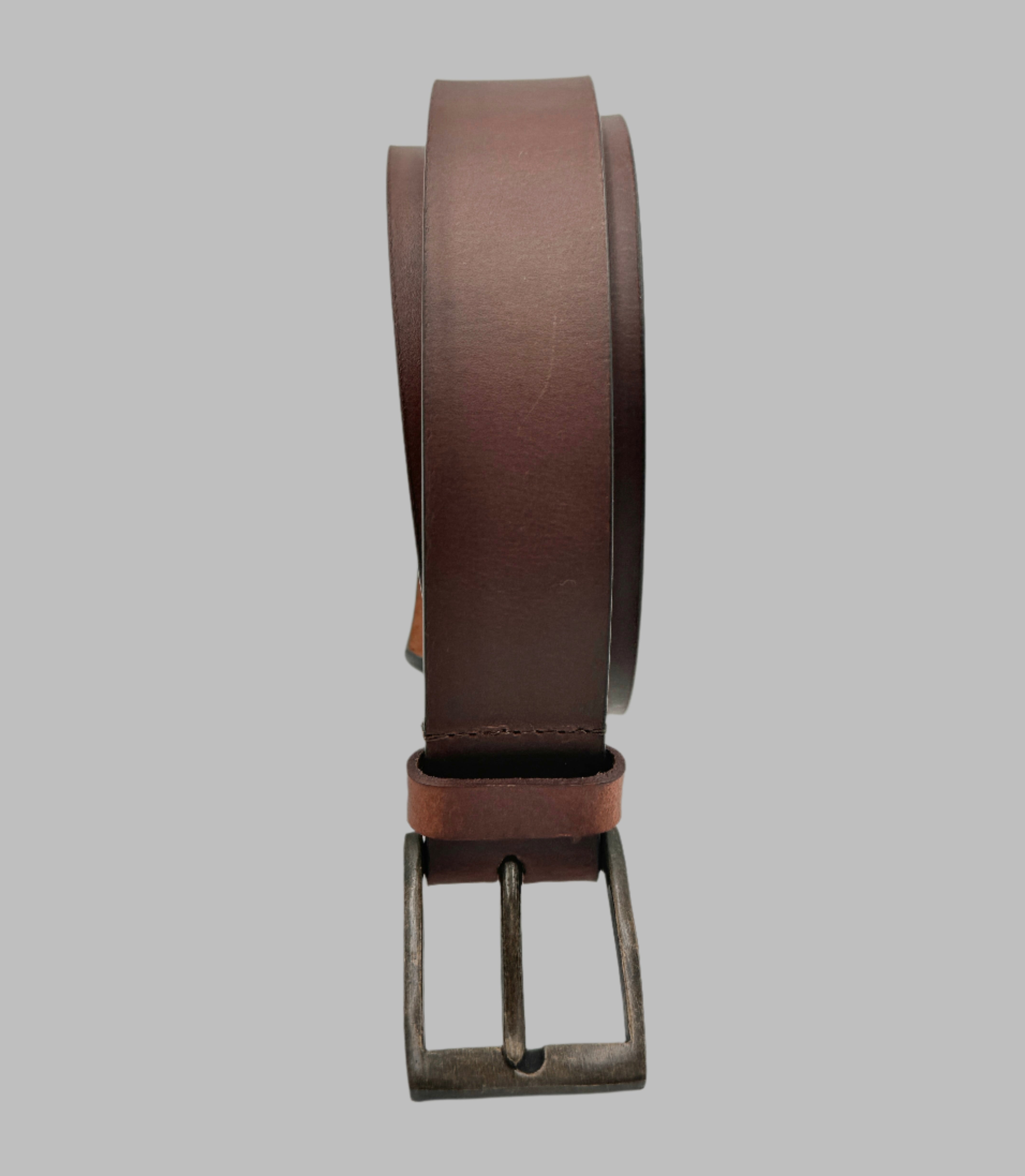 Basic Brown Leather Belt 34mm