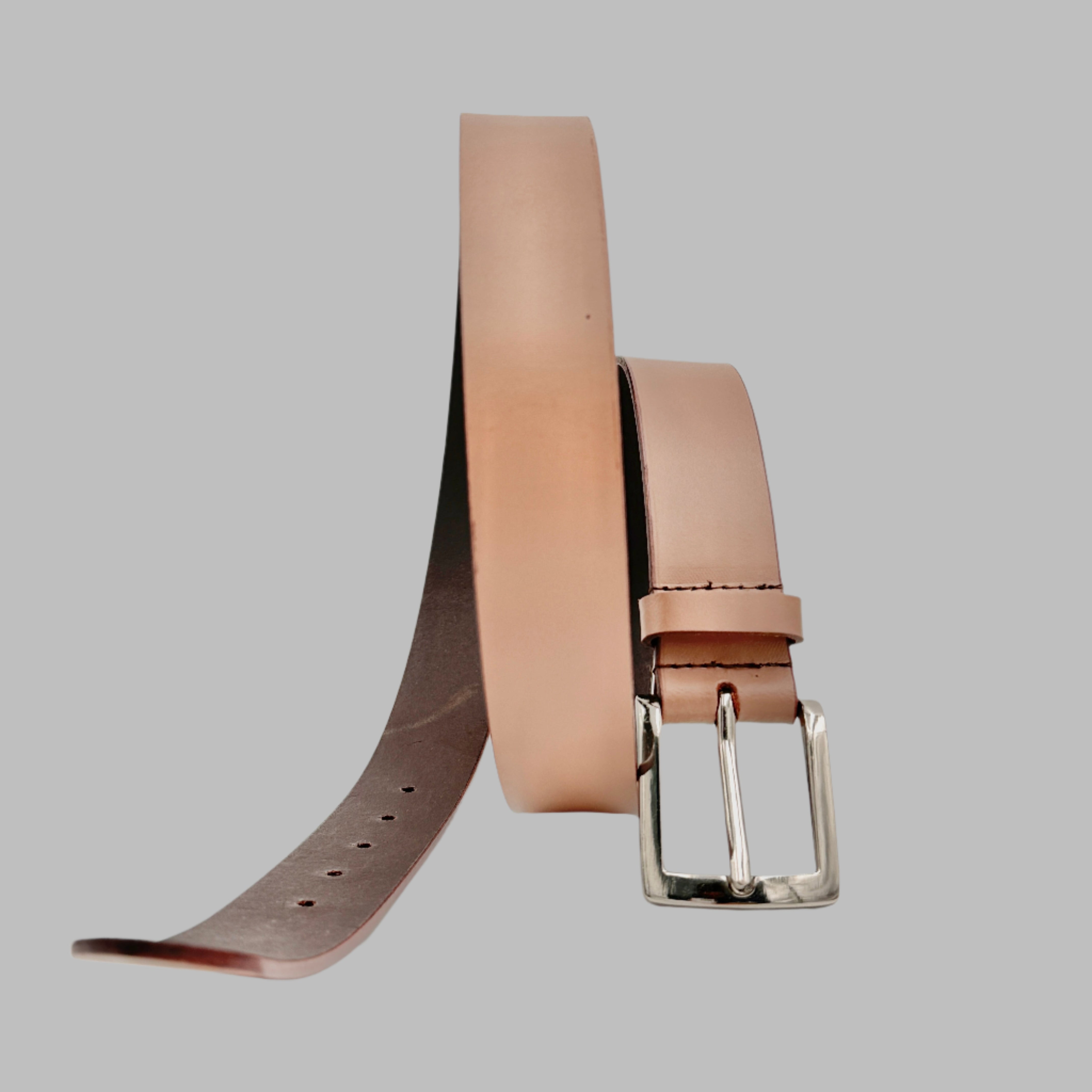 Soft Brown Leather Belt 34mm