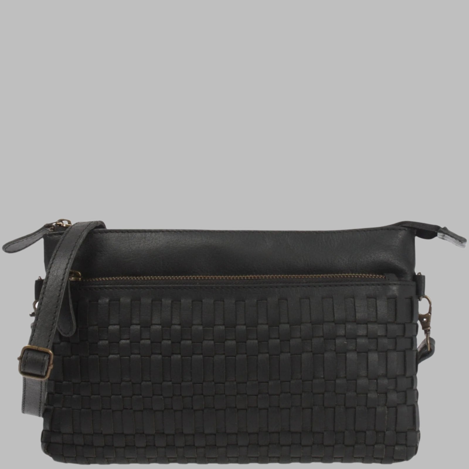 Ladies Woven Pouch Leather bag el-gm-3081-l