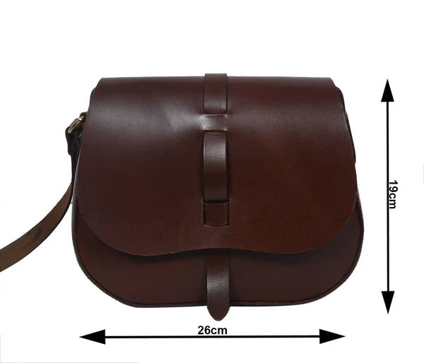 Brown Leather Sling Bag