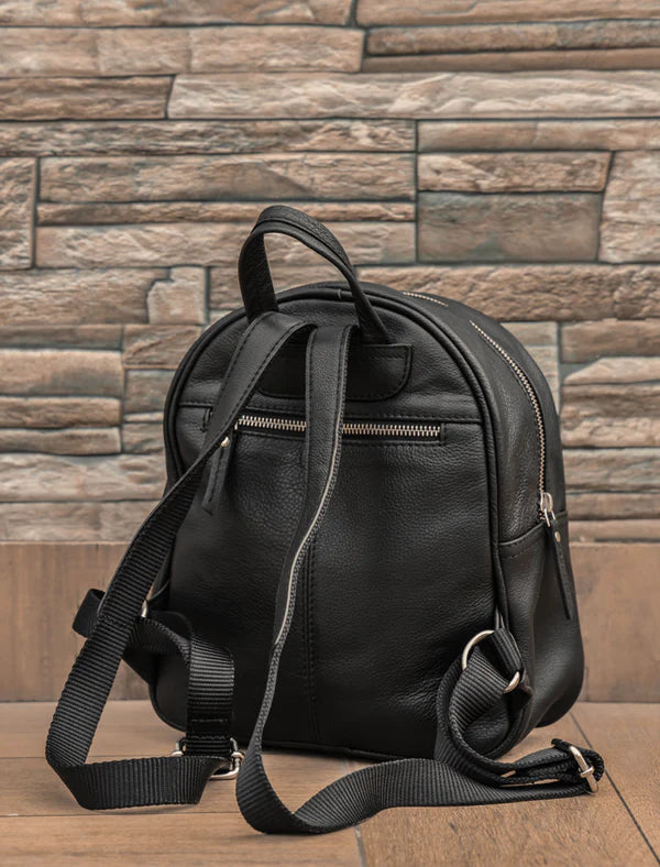 Compact Leather Mini Backpack – Premium Everyday Bag for Women(BG-1580)