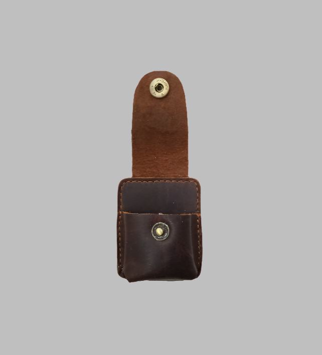 Leather Accessories Zippo Lighter Cover 02 Oil