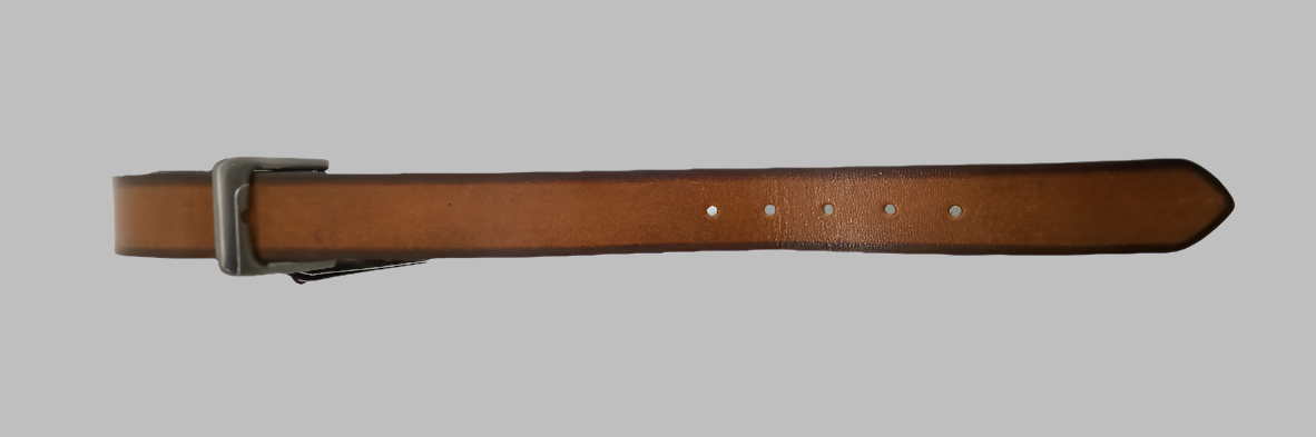 Premium Brown/Black Leather Belt 38mm