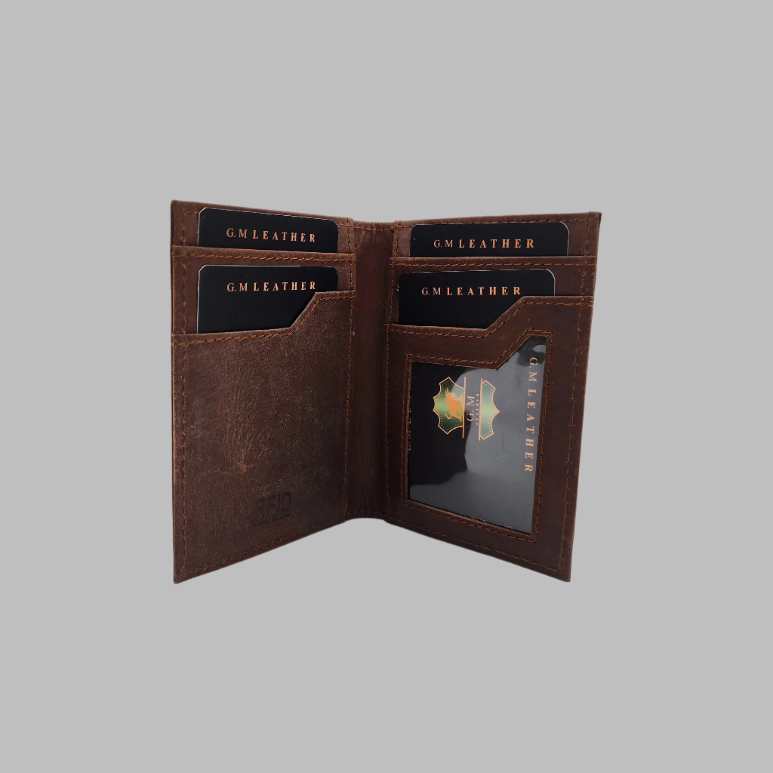 Premium Genuine Leather Card Holder – Slim, RFID Blocking, Travel-Ready Wallet for Men & Women (NZ, Australia & Pacific Islands)(BR-CRD-01)