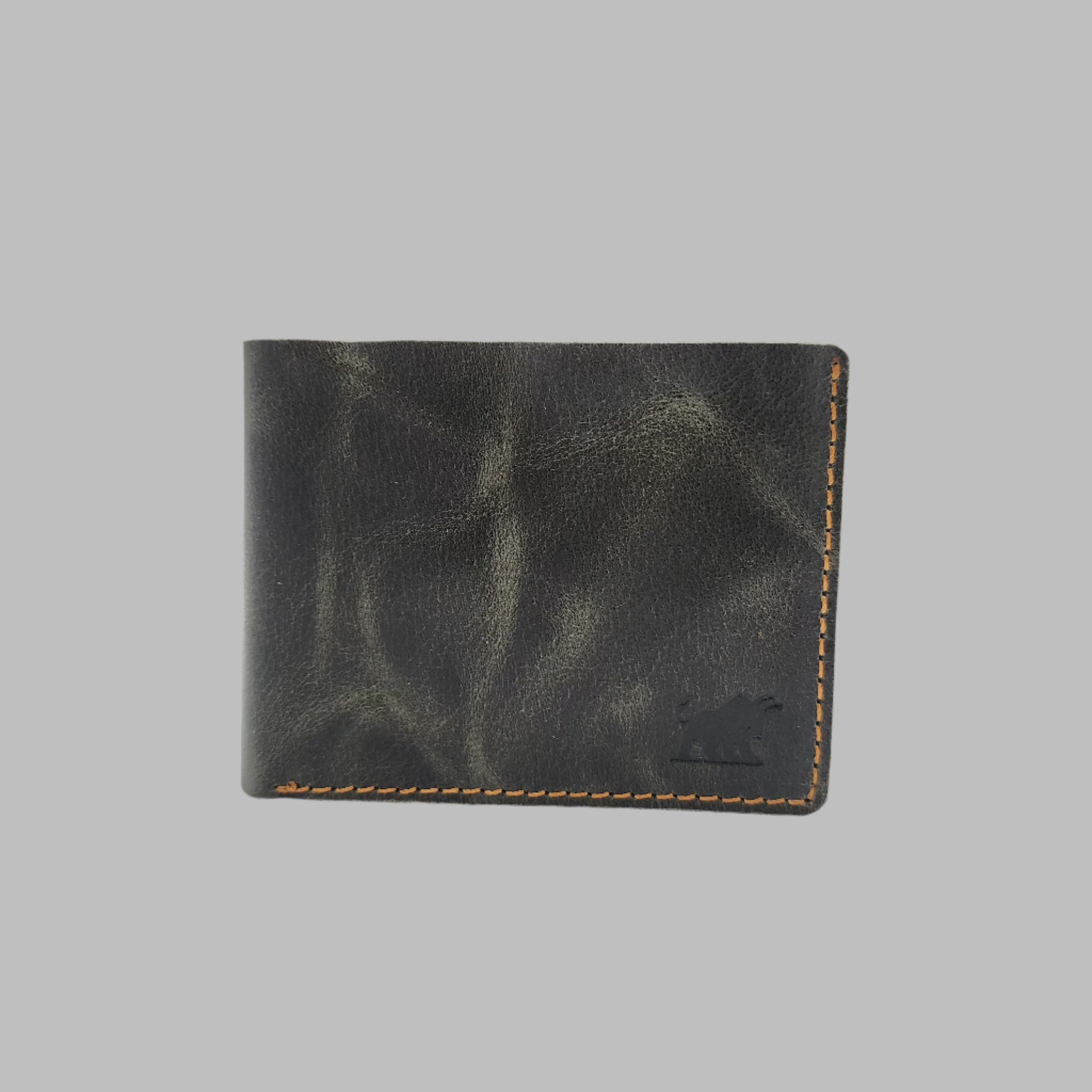 Upper Stitch Luxury Green & Tan Leather Wallet 540