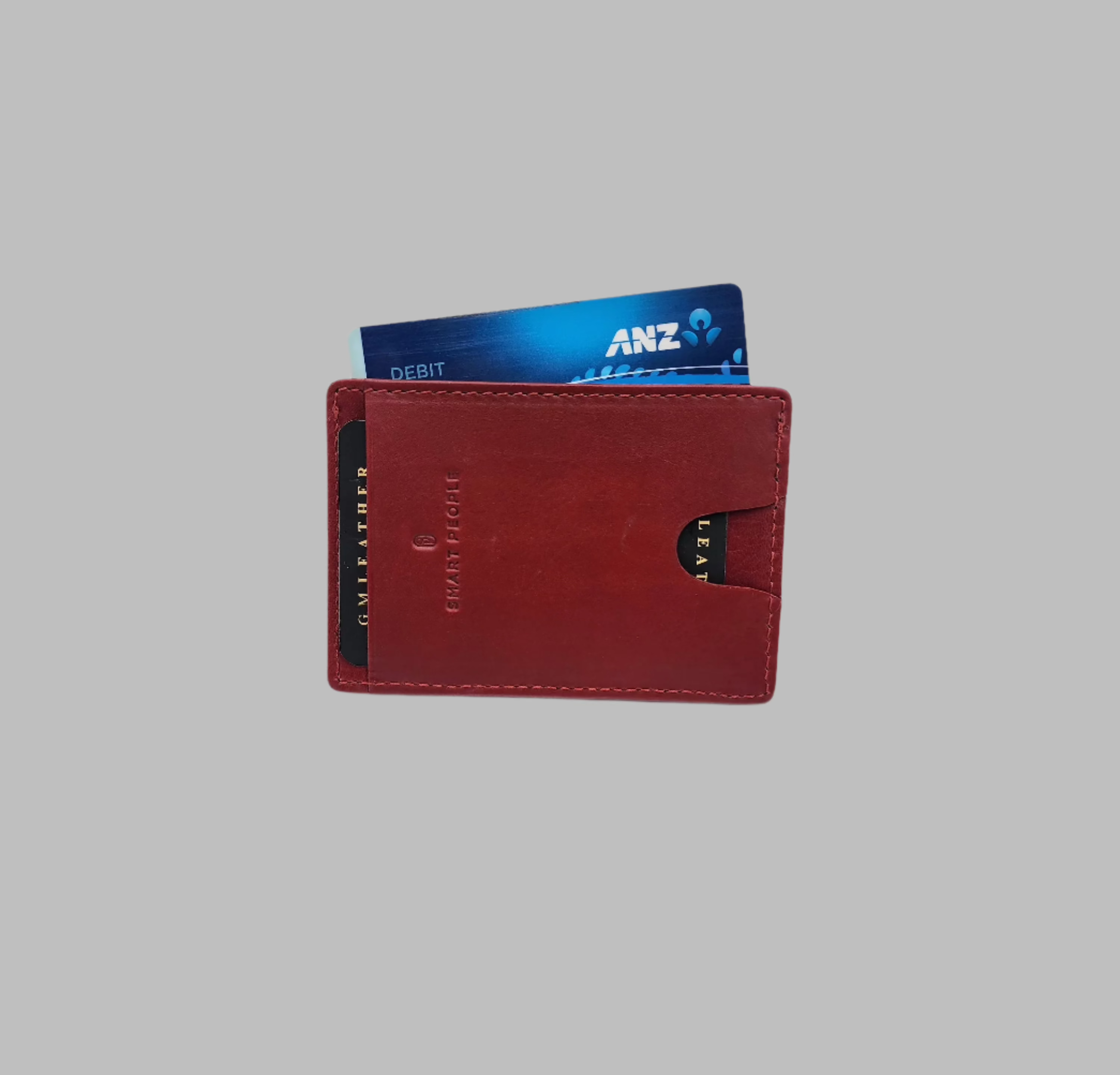 Slim Genuine Leather Card Holder – RFID Blocking Minimalist Wallet for Men & Women | NZ, Australia & Pacific Islands - 215