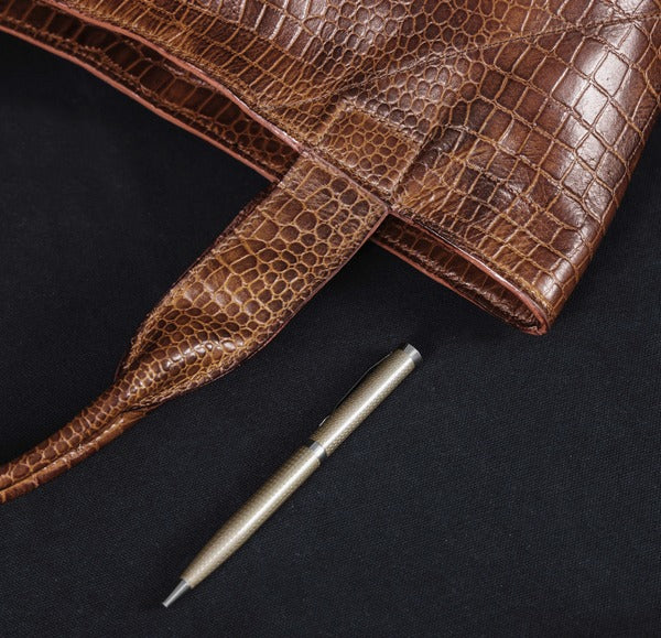 Tote Bag with Leather Accents. Art: BG-1387