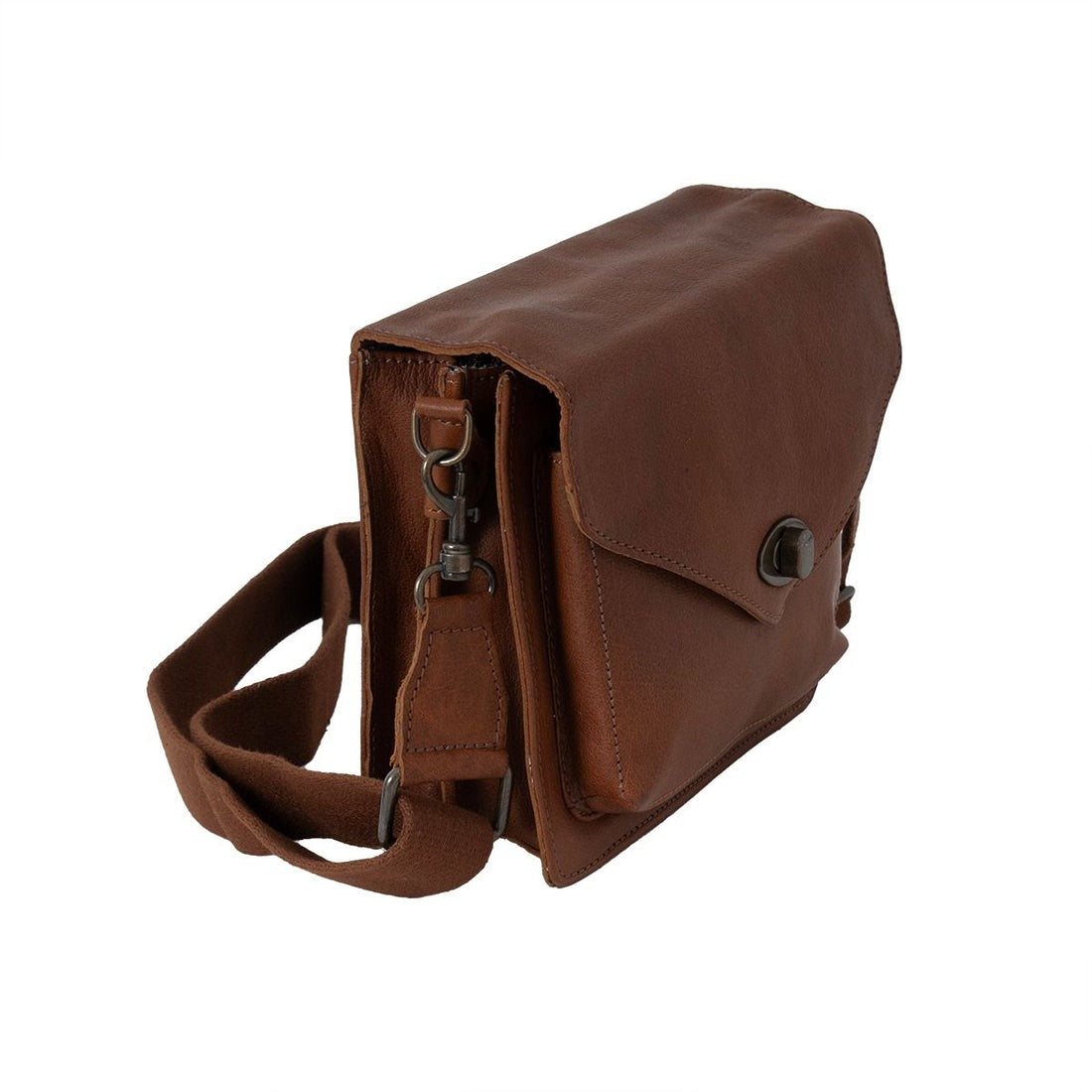 Urban Nomad Genuine Leather Crossbody Bag – Vintage Style for Everyday Carry(EL-GM-8033-R)