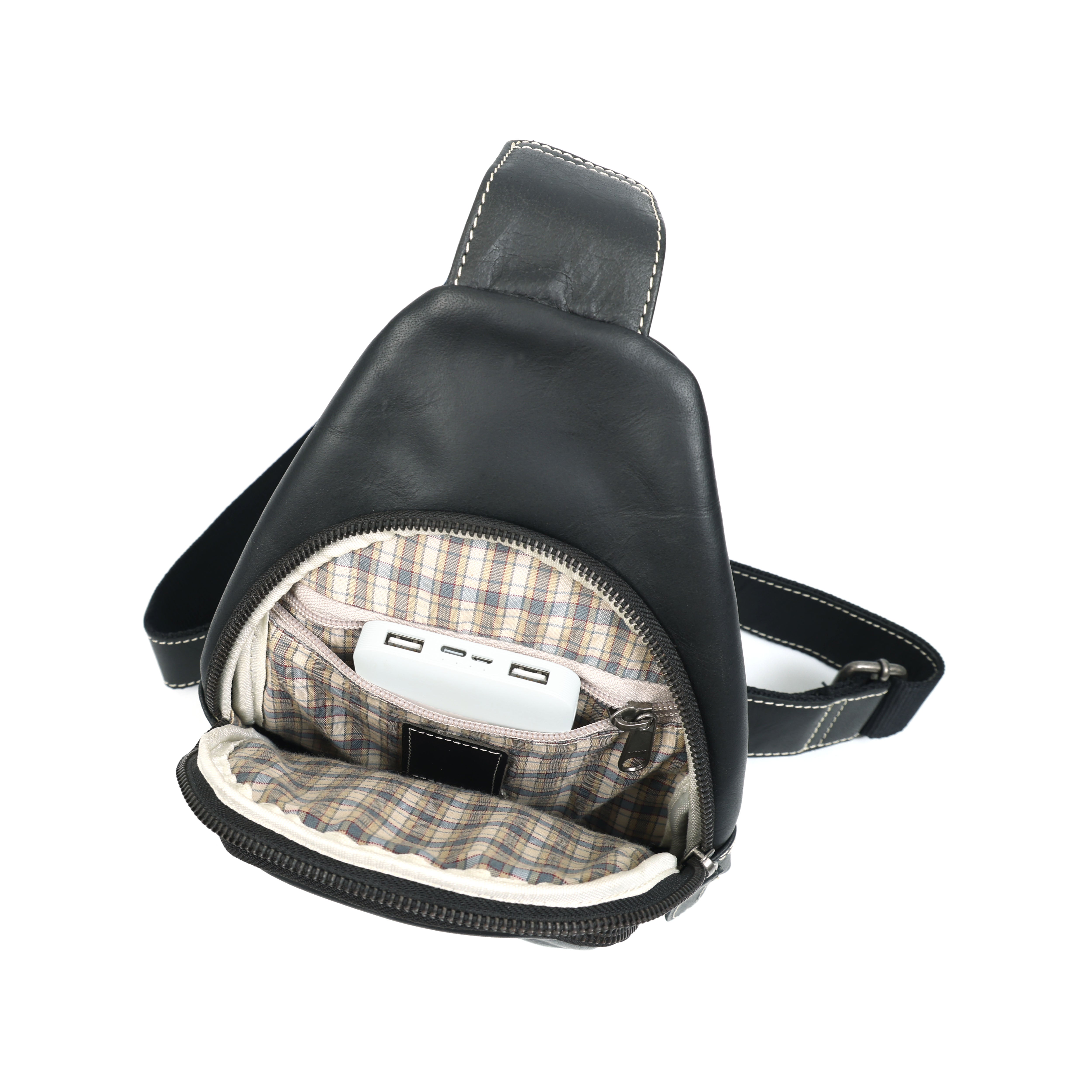 Premium Genuine Leather Crossbody Chest Bag – Durable & Stylish Sling Bag | NZ & Australia (212)