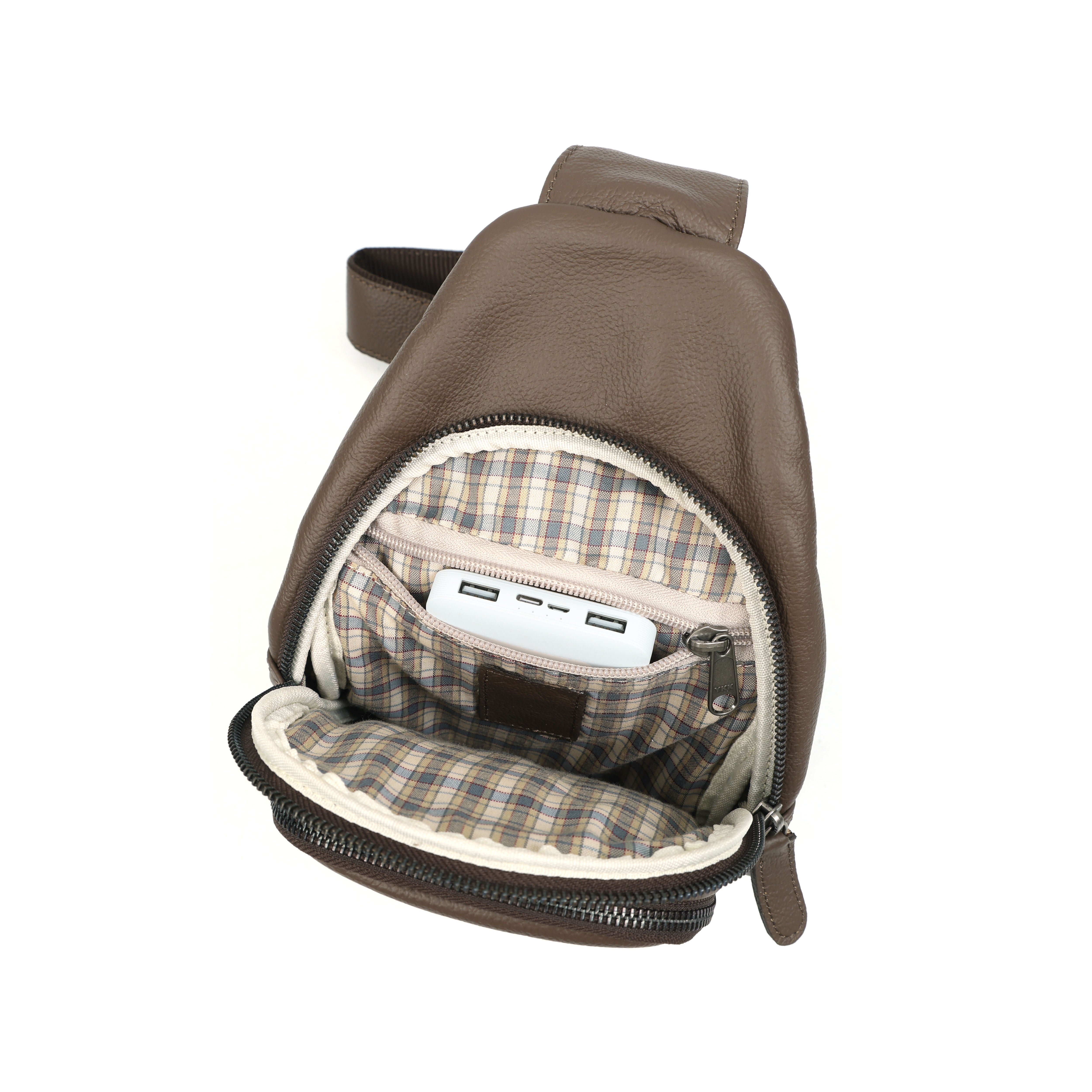 Premium Genuine Leather Crossbody Chest Bag – Durable & Stylish Sling Bag | NZ & Australia (212)