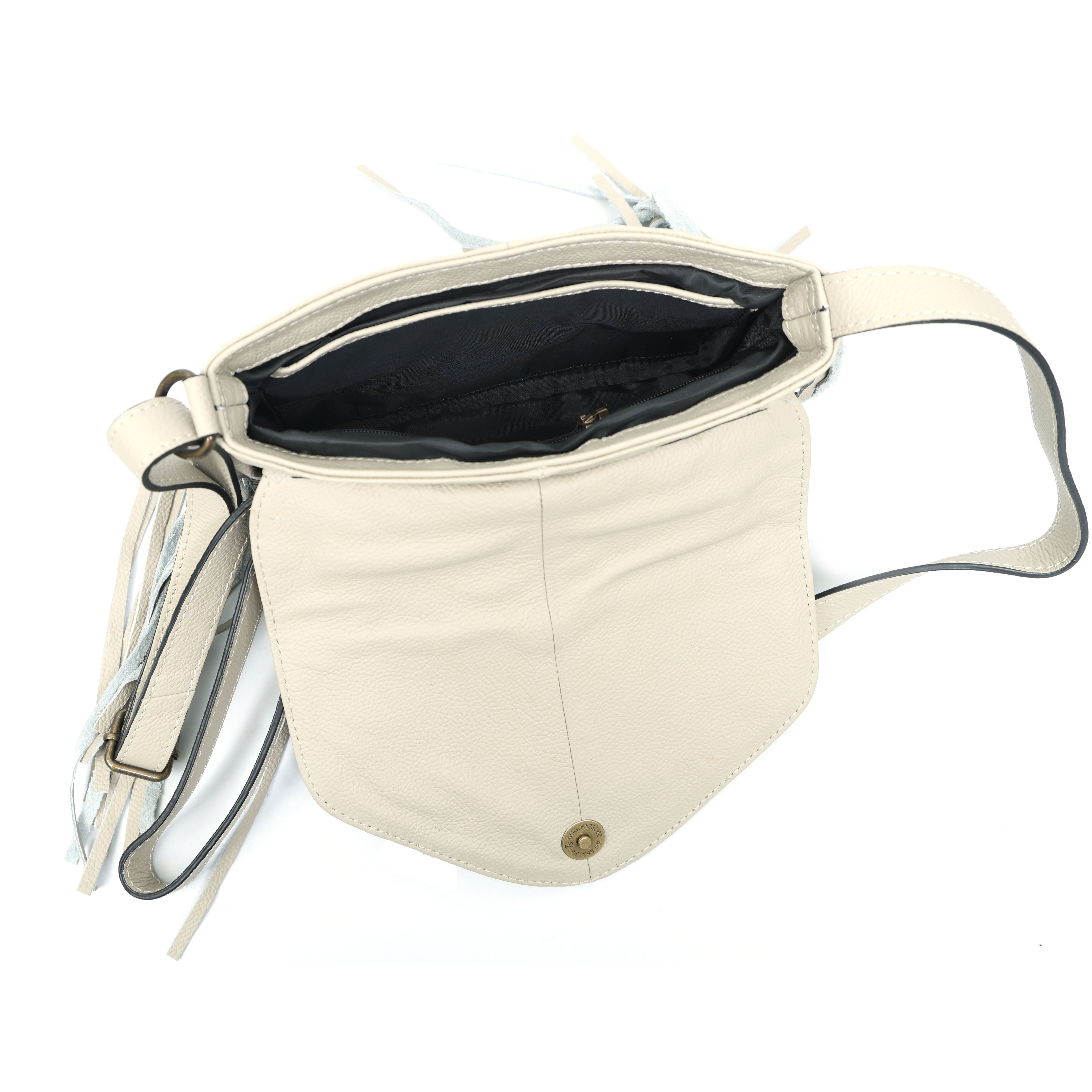 Coachella Sling | Boho Fringe Crossbody with Hand-Tooled Design(EL-GM-48-ON )