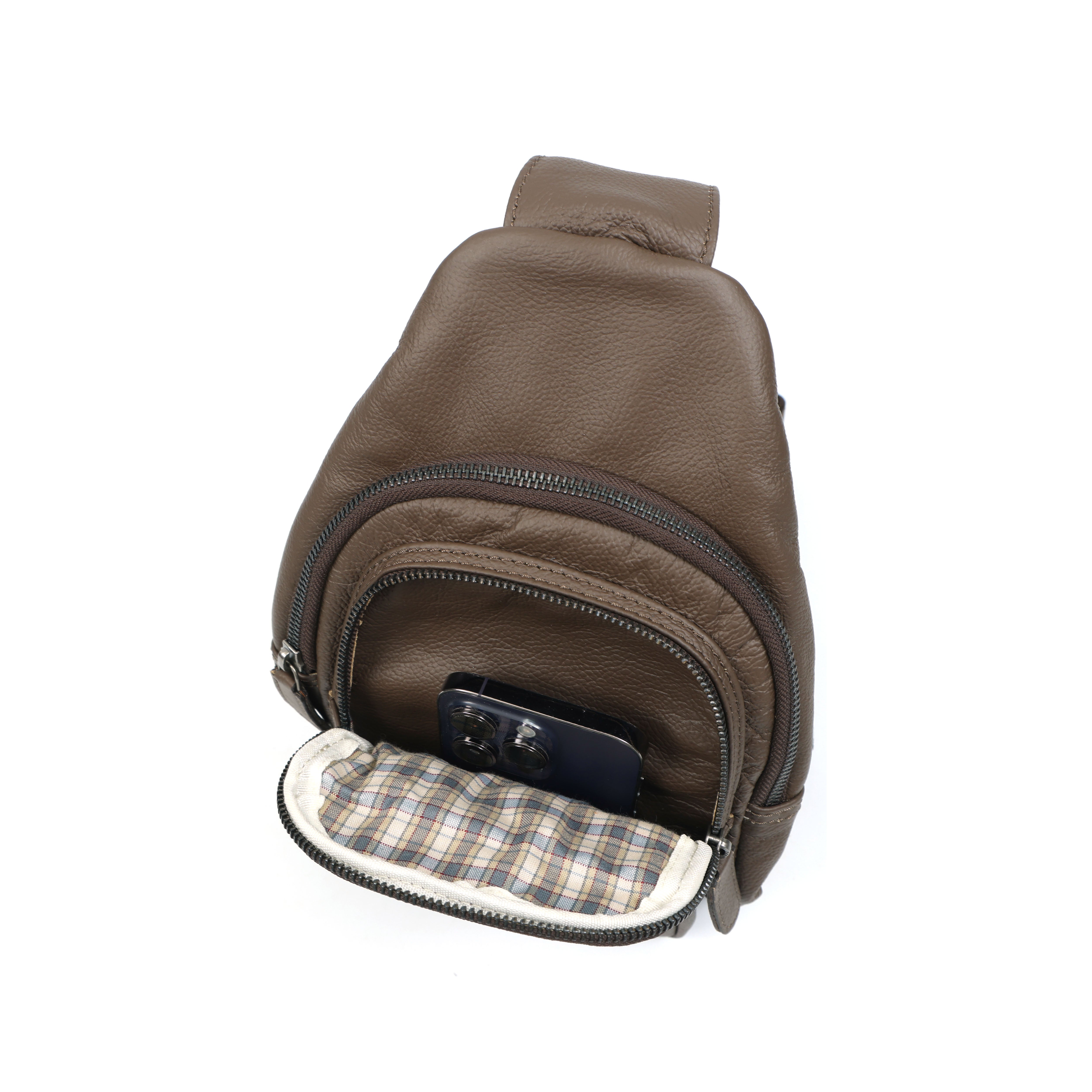 Premium Genuine Leather Crossbody Chest Bag – Durable & Stylish Sling Bag | NZ & Australia (212)
