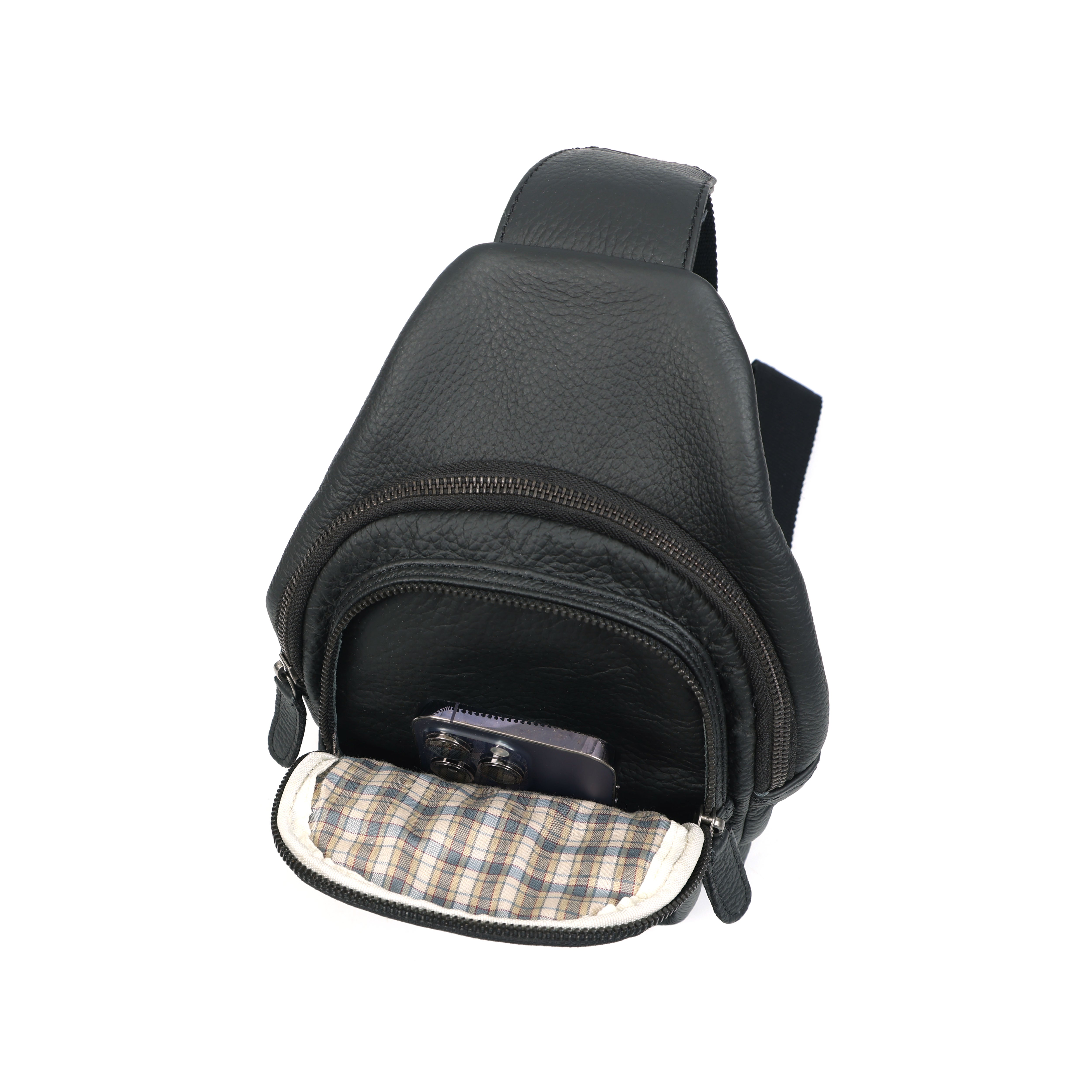 Premium Genuine Leather Crossbody Chest Bag – Durable & Stylish Sling Bag | NZ & Australia (212)