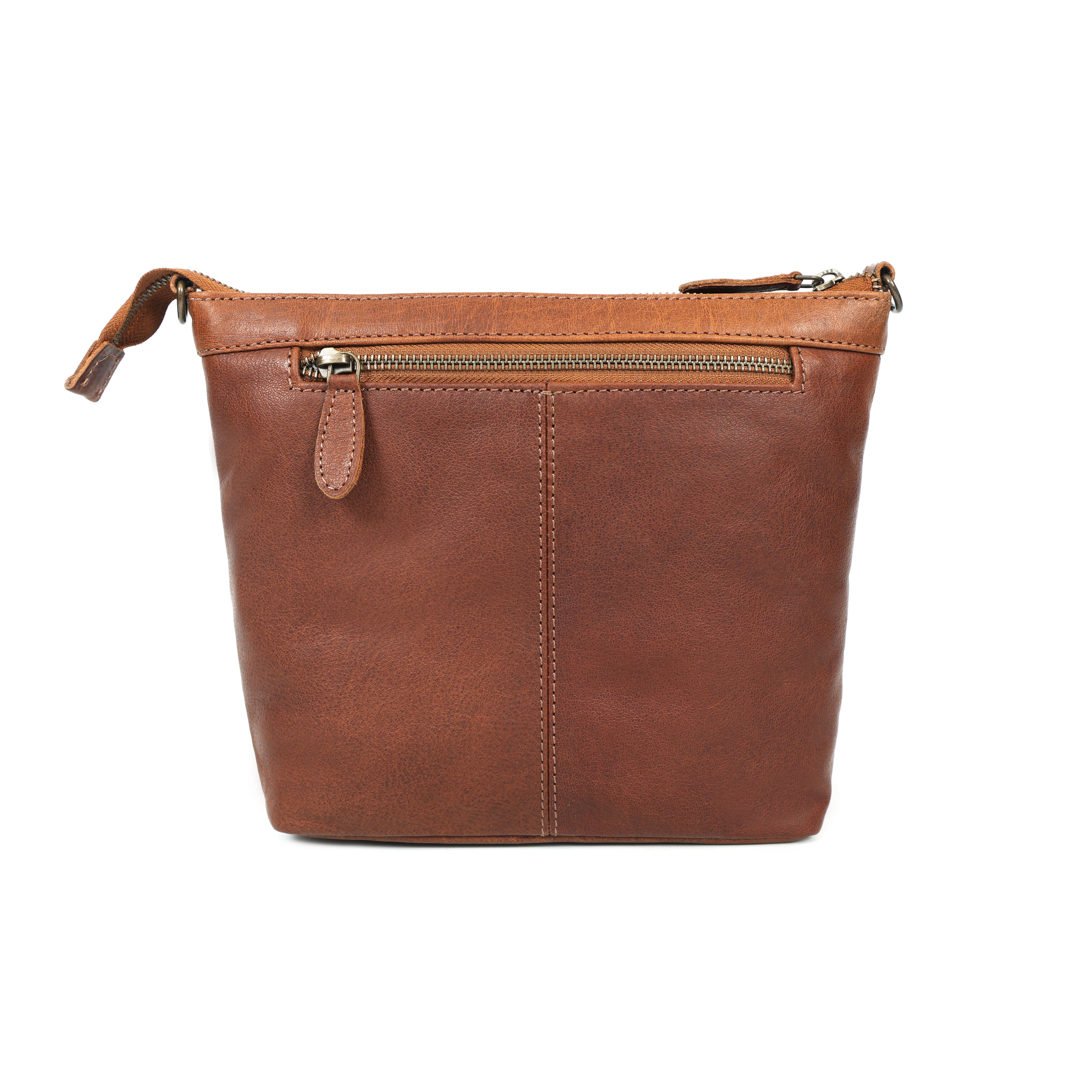 Handwoven Leather Crossbody Bag – Premium Soft Leather Purse for Everyday Use(EL-GM-8440-R)