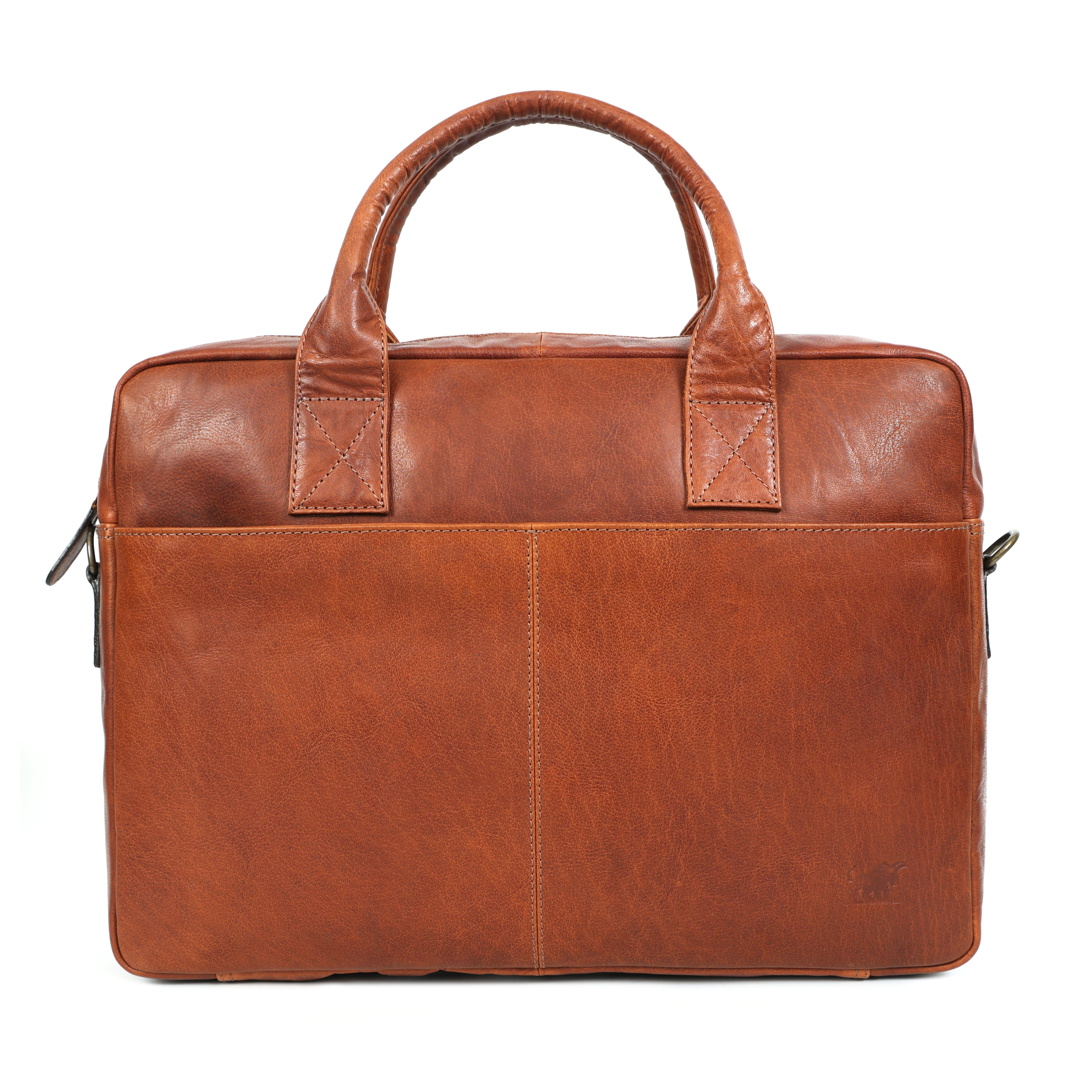 Handcrafted Full-Grain Leather Briefcase for 16-inch Laptops(El-409 limited edition)