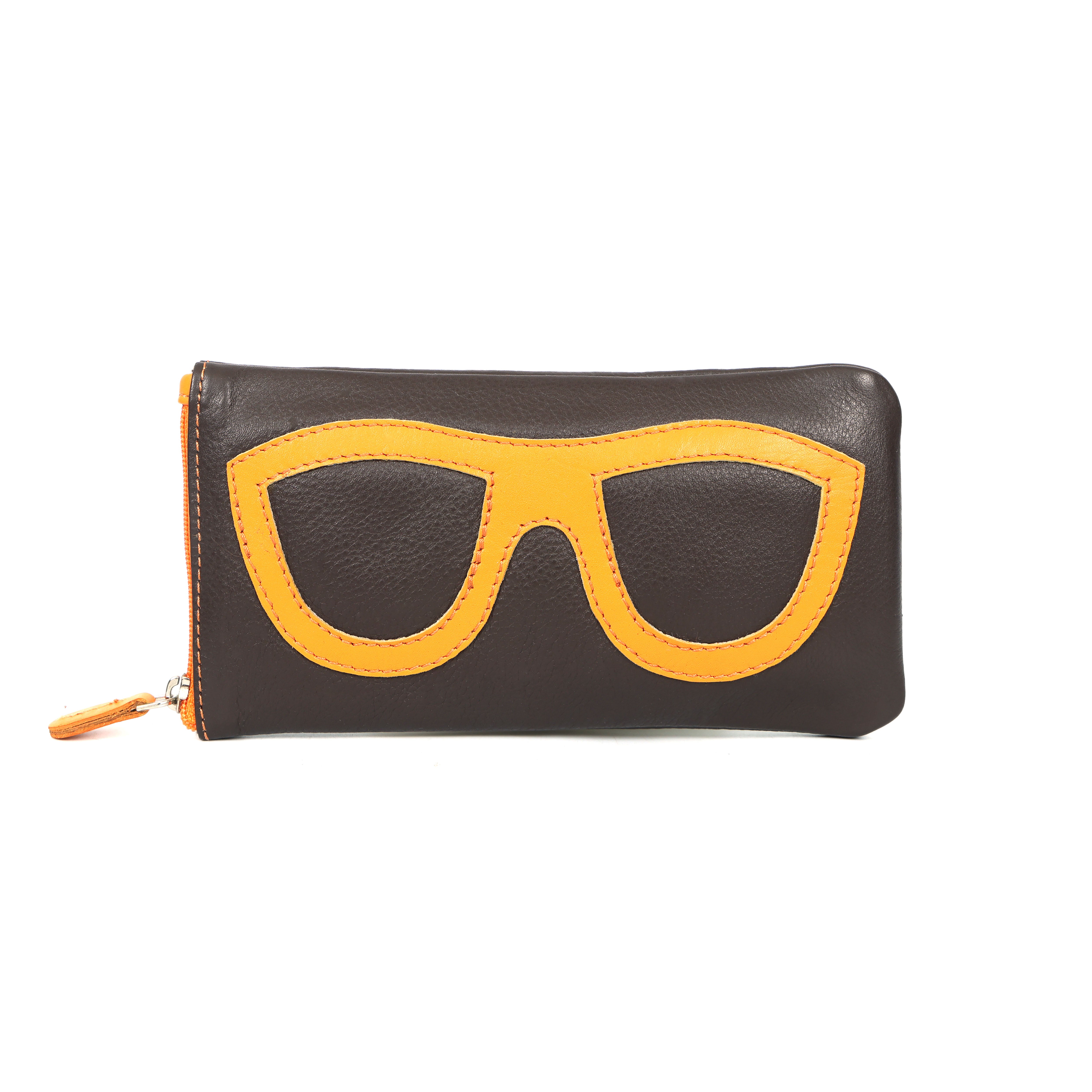 The Voyager Leather Eyewear Goggle Case: A Pacific Luxury Essential(EL-GM-07-SK)