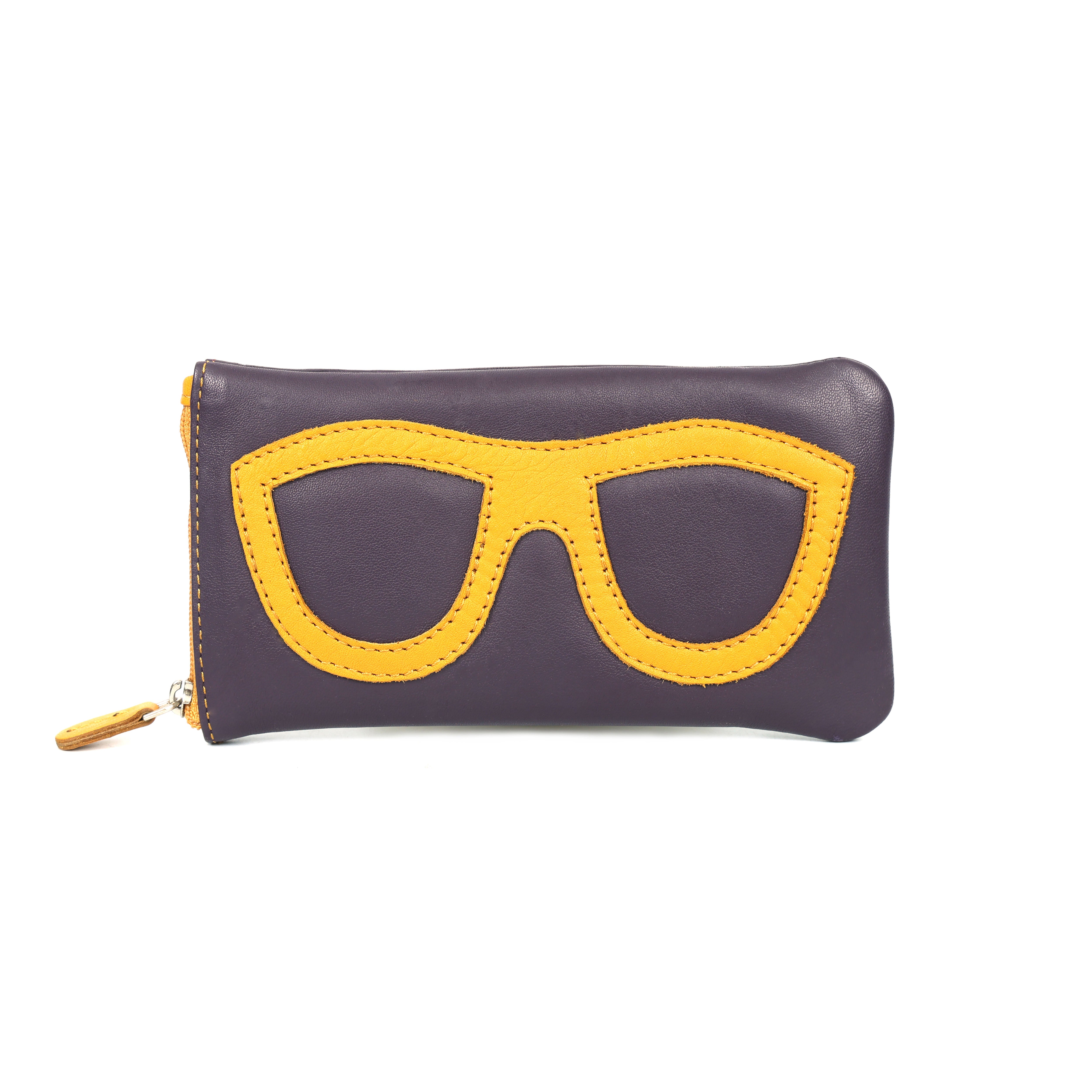 The Voyager Leather Eyewear Goggle Case: A Pacific Luxury Essential(EL-GM-07-SK)
