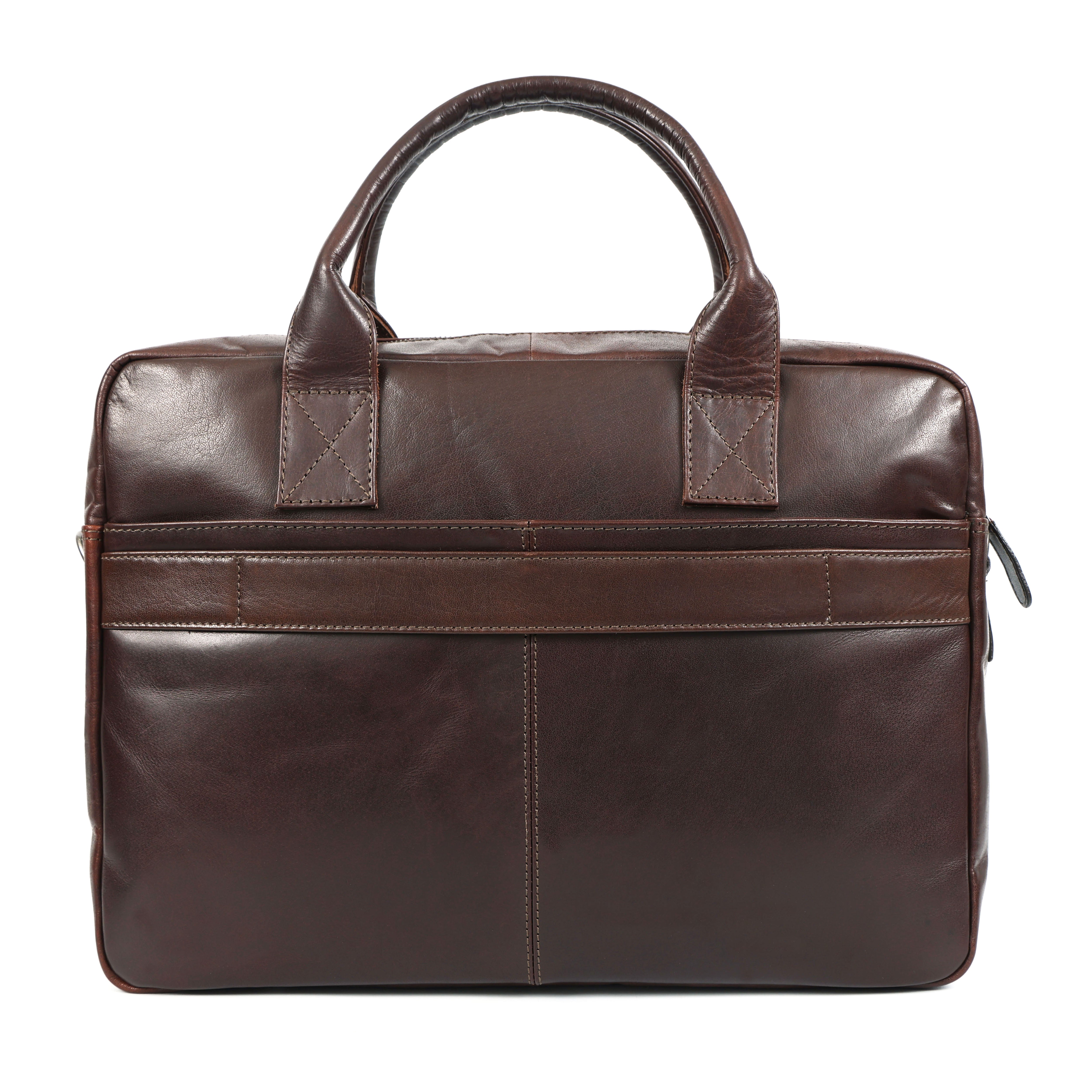 Handcrafted Full-Grain Leather Briefcase for 16-inch Laptops(El-409 limited edition)