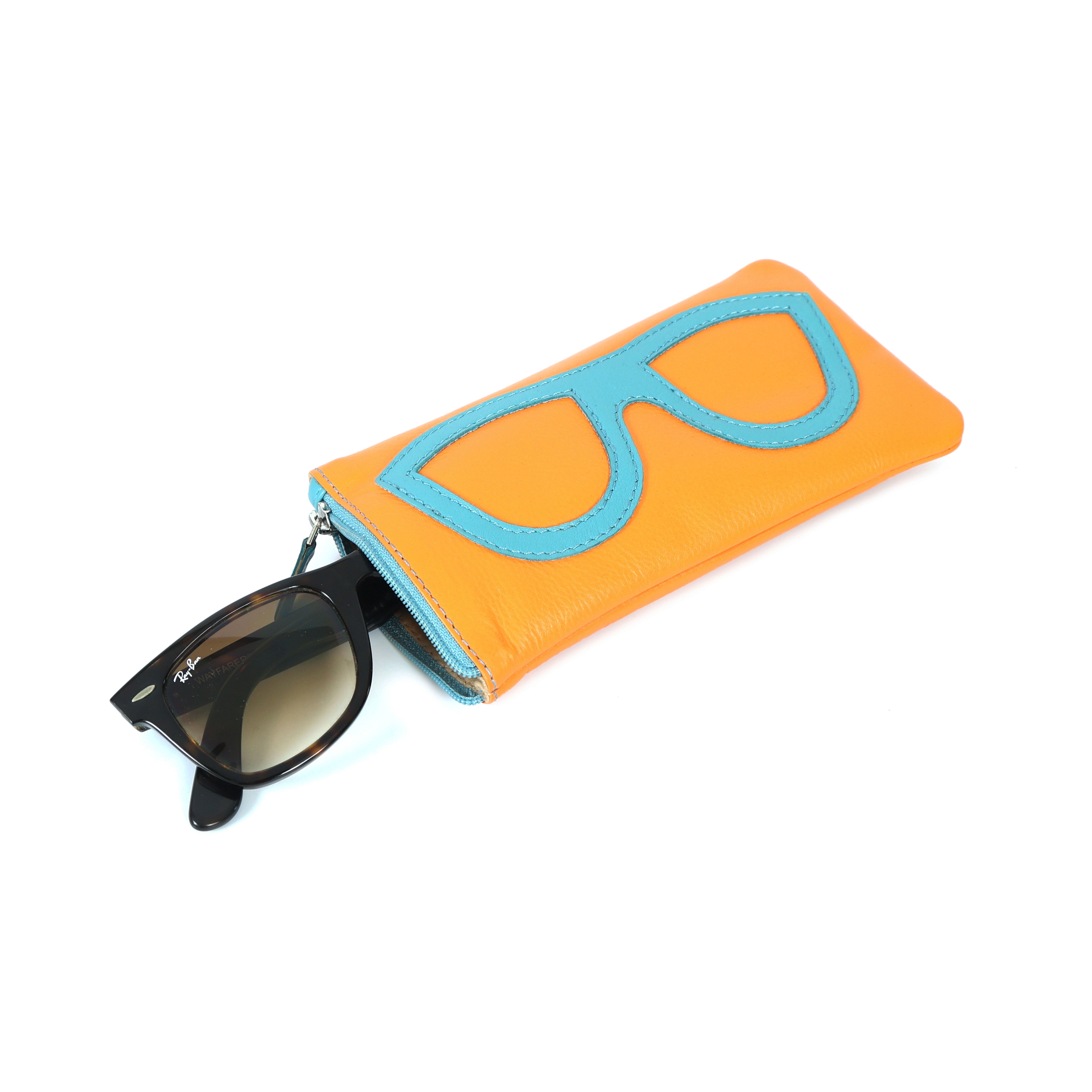 The Voyager Leather Eyewear Goggle Case: A Pacific Luxury Essential(EL-GM-07-SK)