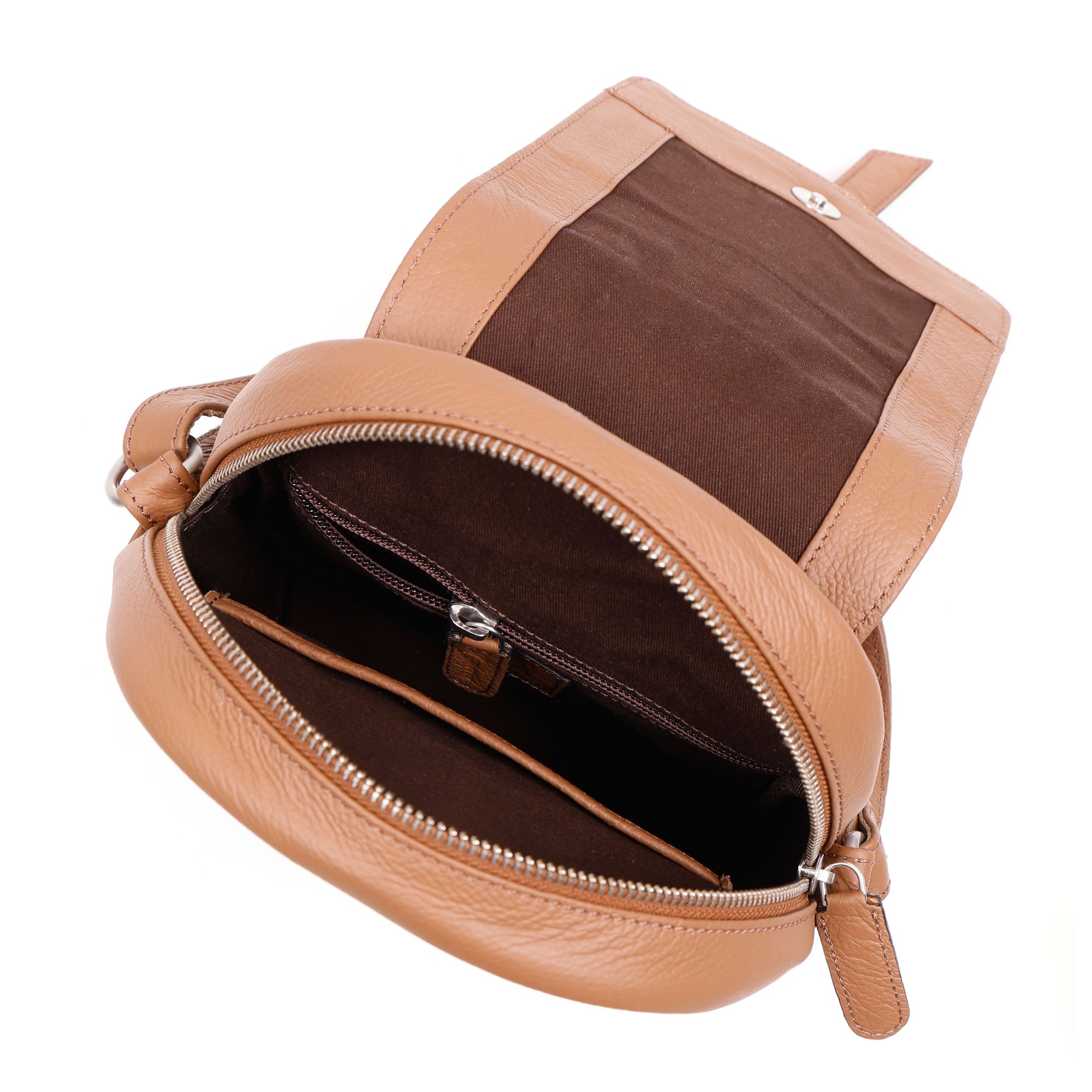 Premium Black Leather Sling Bag | Genuine Leather Crossbody Bag| Durable & Stylish NZ & AU(EL-GM-41F)
